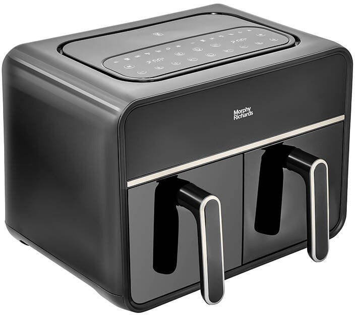 Morphy Richards 480020 frytkownica Podwójny 7,2 l 2100 W Frytkownica na gorące powietrze Czarny