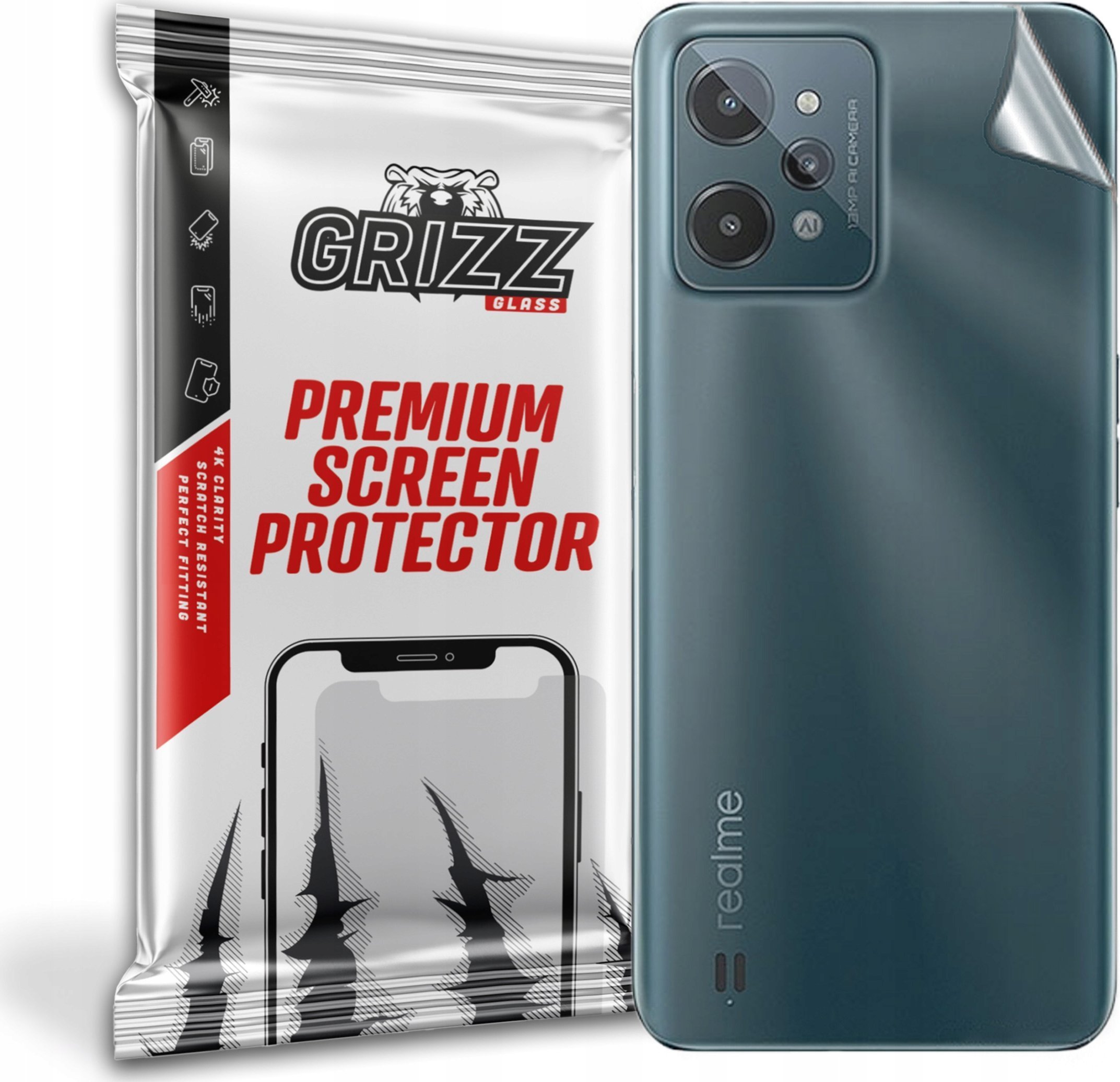 GrizzGlass Folia na tył Grizz Realme C31