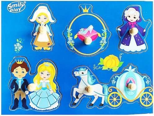 Drewniana Układanka Kopciuszek