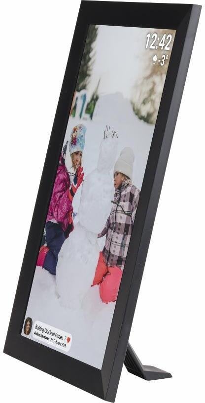 Ramka cyfrowa Denver Ramka na zdjęcia PFF-1504B z FRAMEO czarna