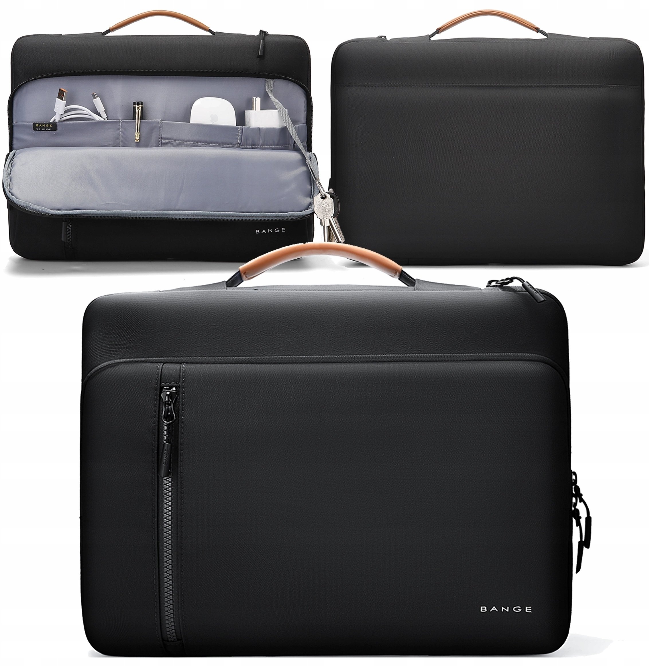 Torba wodoodporna Bange na laptopa do 15.6" - pojemna i wygodna, odporna i oddychająca, miejska i podróżna do pracy i samolotu,