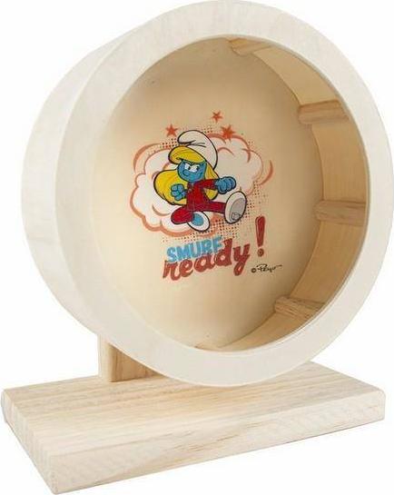 Duvo+ Duvo+ Smerfy Kołowrotek Drewniany 20cm