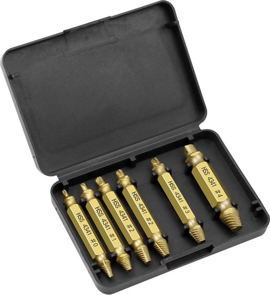 ER4 WKRĘTAKI DO ZERWANYCH URWANYCH ŚRUB ZESTAW ETUI