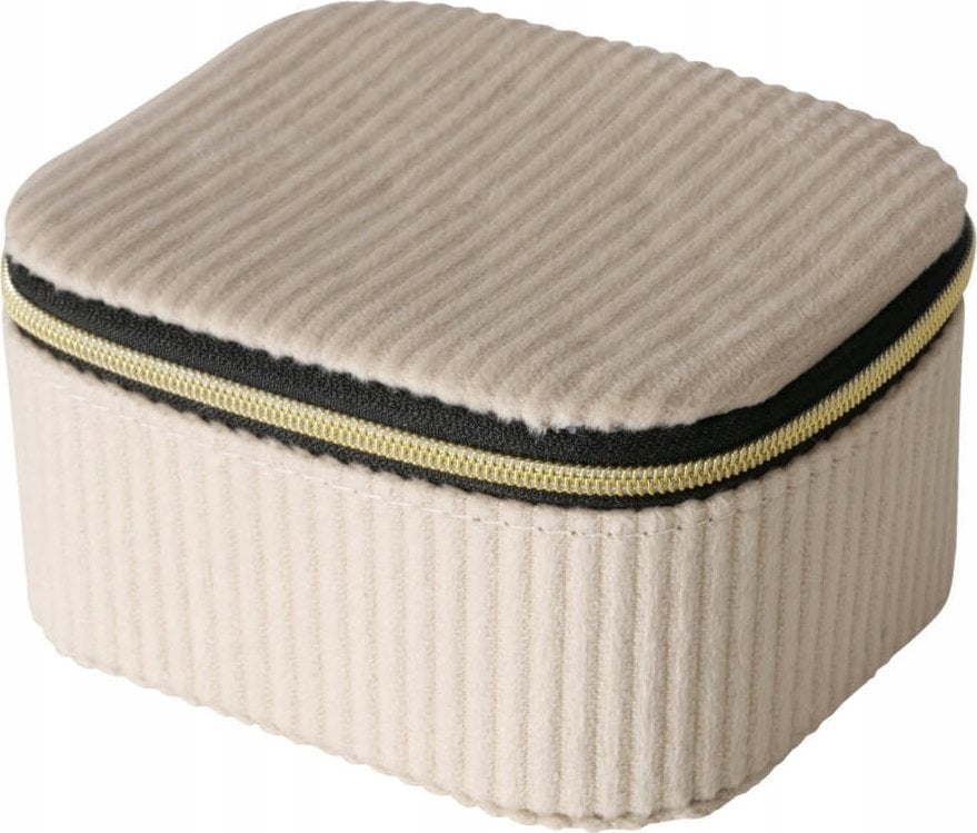 Boltze Pudełko na biżuterię obite sztruksem CAJA, 12 x 10 x 6 cm