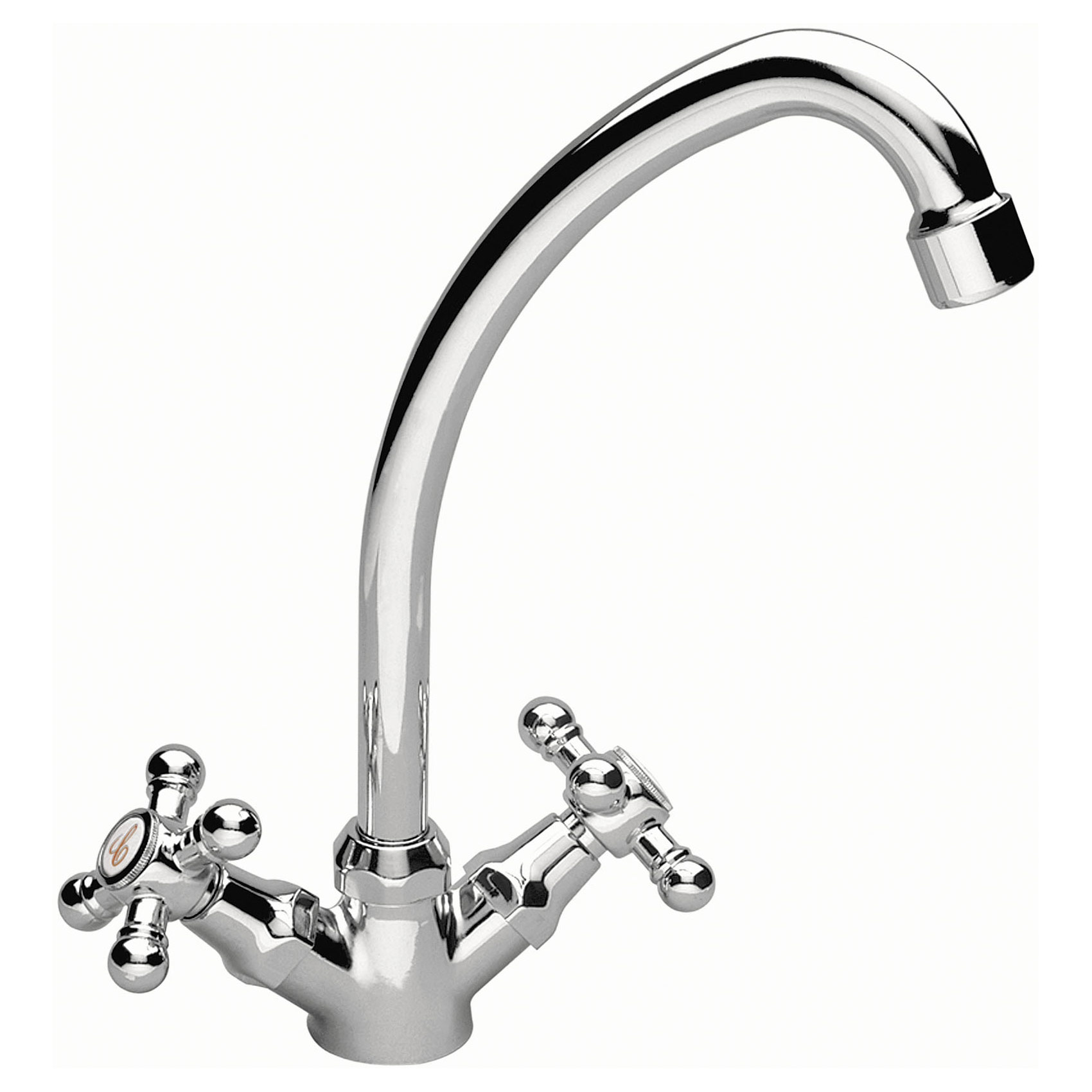 Bateria kuchenna Ferro Retro stojąca chrom (XR4)