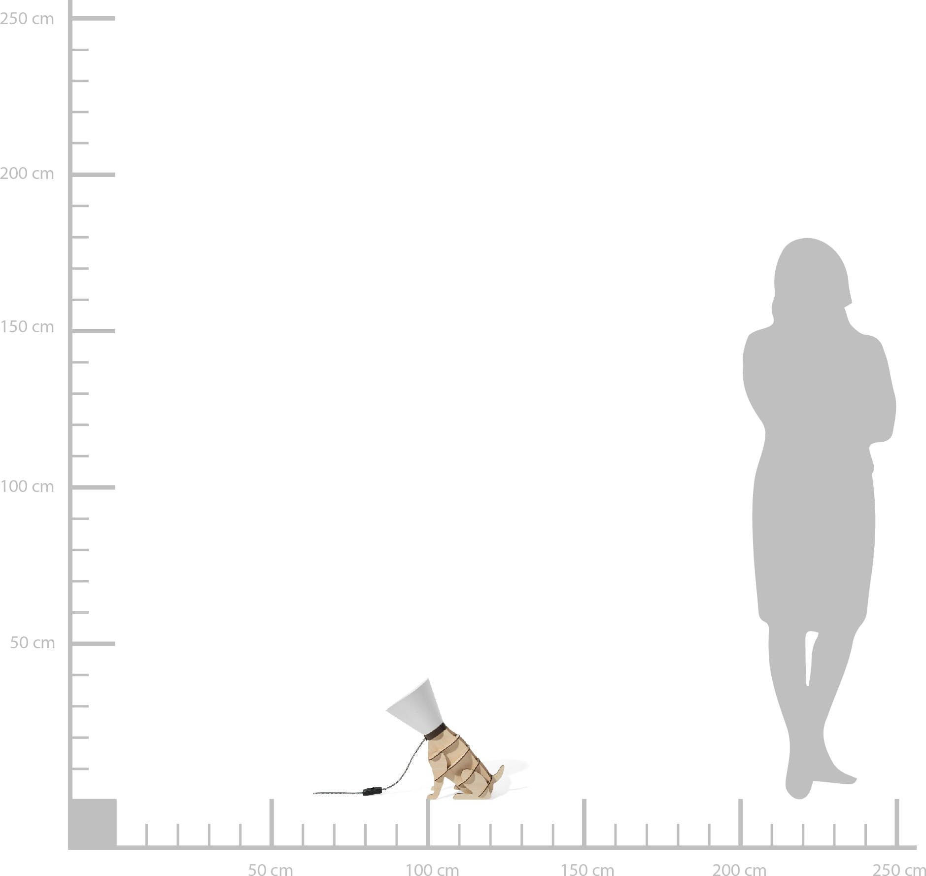 Lampa stołowa Beliani Lampa stołowa jasne drewno ISNA