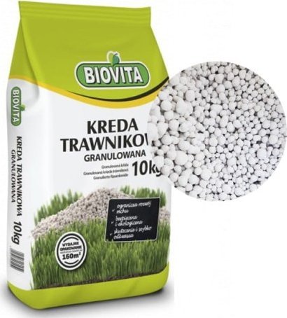 Biovita Nawóz kreda granulowana do trawnika 10 kg