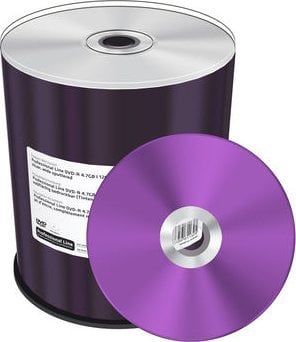 MediaRange MediaRange DVD+R 4.7GB 100pcs 16x silber voll bedruckbar