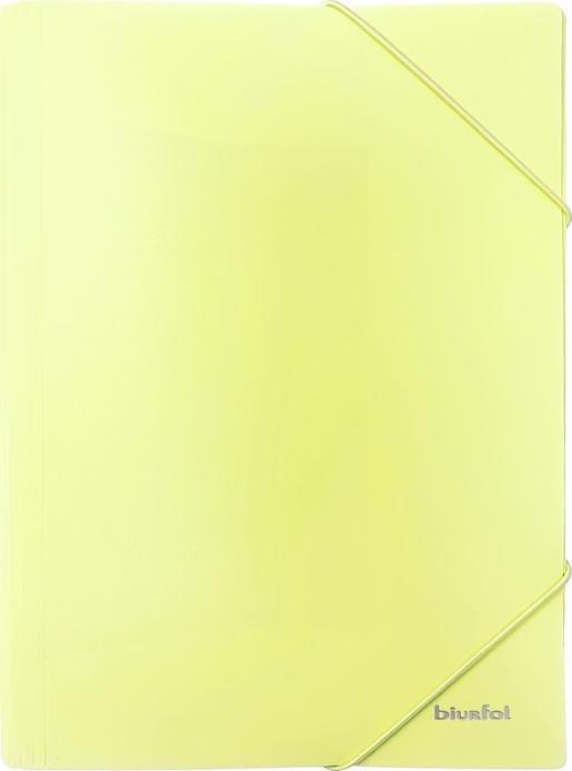 Biurfol Teczka rysunkowa z gumką A4 z folii PP pastel