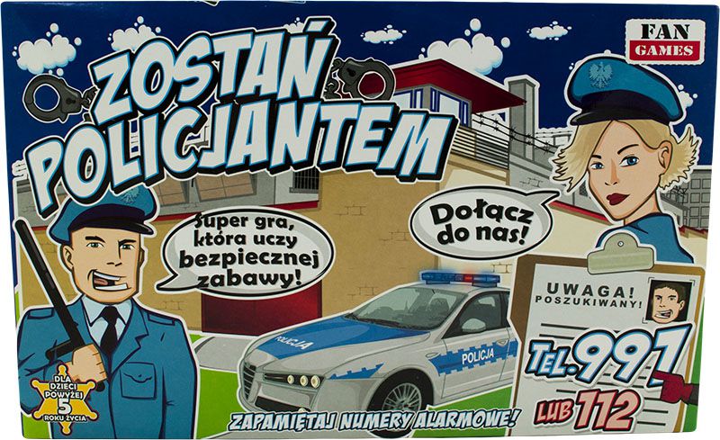 Gra planszowa Zostań Policjantem