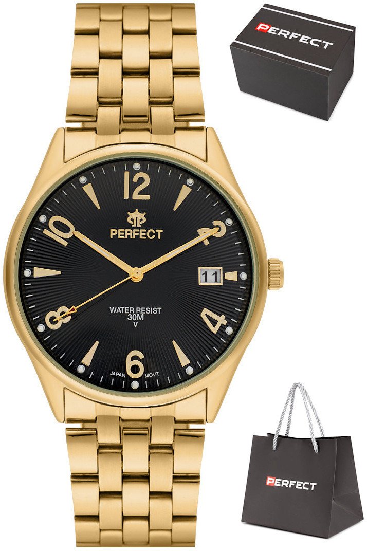 Zegarek Perfect M141T-05 męski klasyczny czytelny 42 mm .