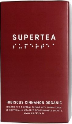 Teministeriet Herbata Supertea Hibiscus Cinnamon Organic 20 Torebek