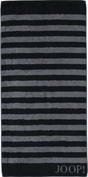 Joop! Ręcznik 50/100 cm czarny Stripes 1610-90