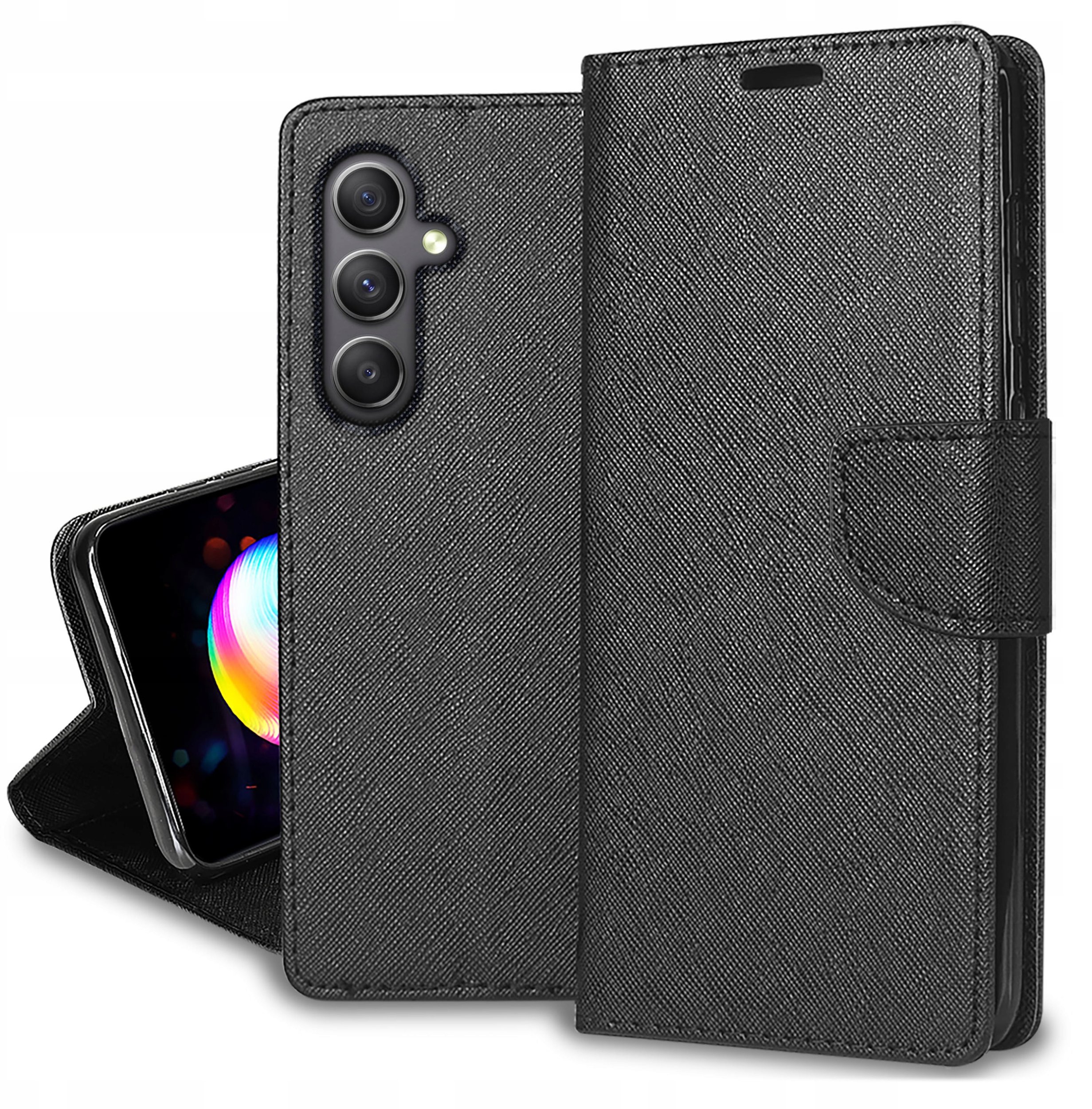 Etui do Samsung Galaxy A55 | A55 5G Fancy Case PORTFEL + Szkło OCHRONNE 9H