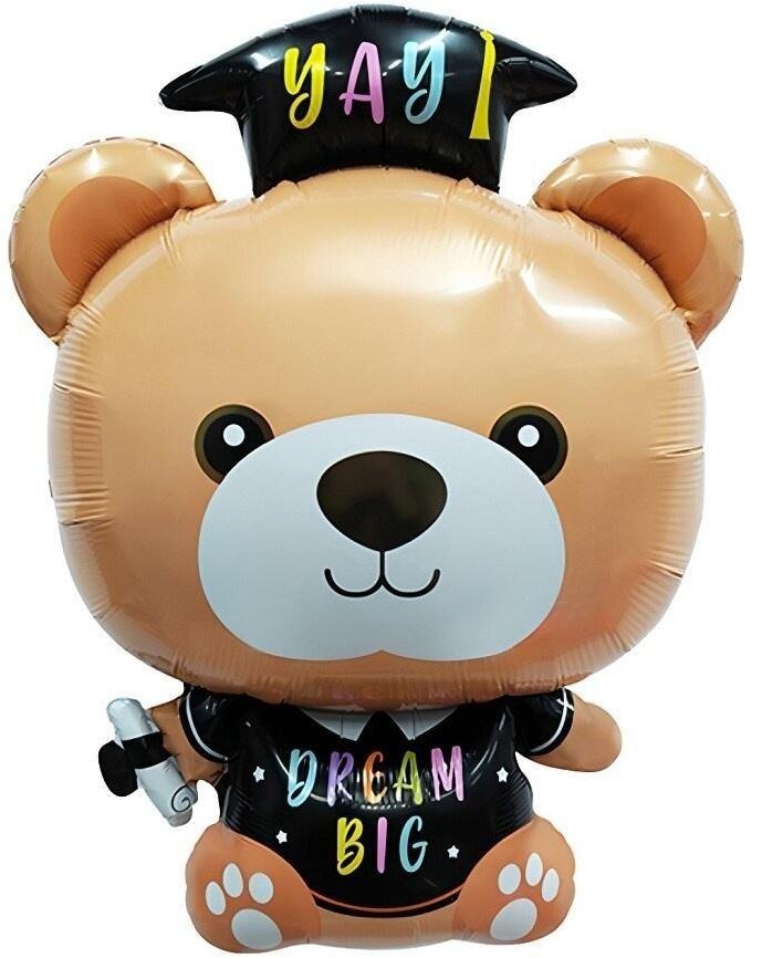 Balon foliowy Miś absolwent 41x53cm