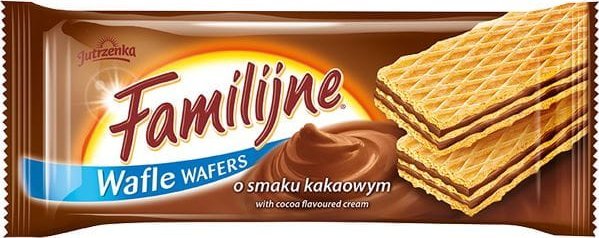 Jutrzenka CIASTKA WAFLE FAMILIJNE KAKAOWE
