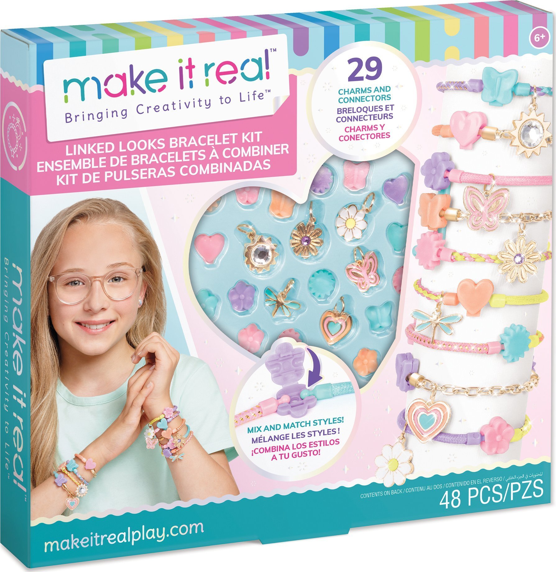 MAKE IT REAL DIY Bracelet set Linked Looks
