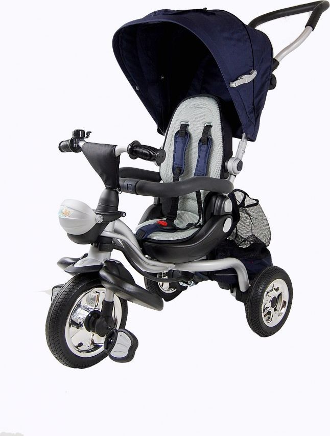 Super Toys Rowerek Trójkołowy Exclusive Pompowane Koła,hamulec Chic-1