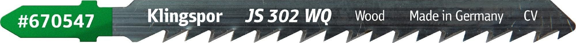 Klingspor KLINGSPOR BRZESZCZOT DO WYRZYNARKI 100x8x1,25mm JS 302 WQ /5szt.