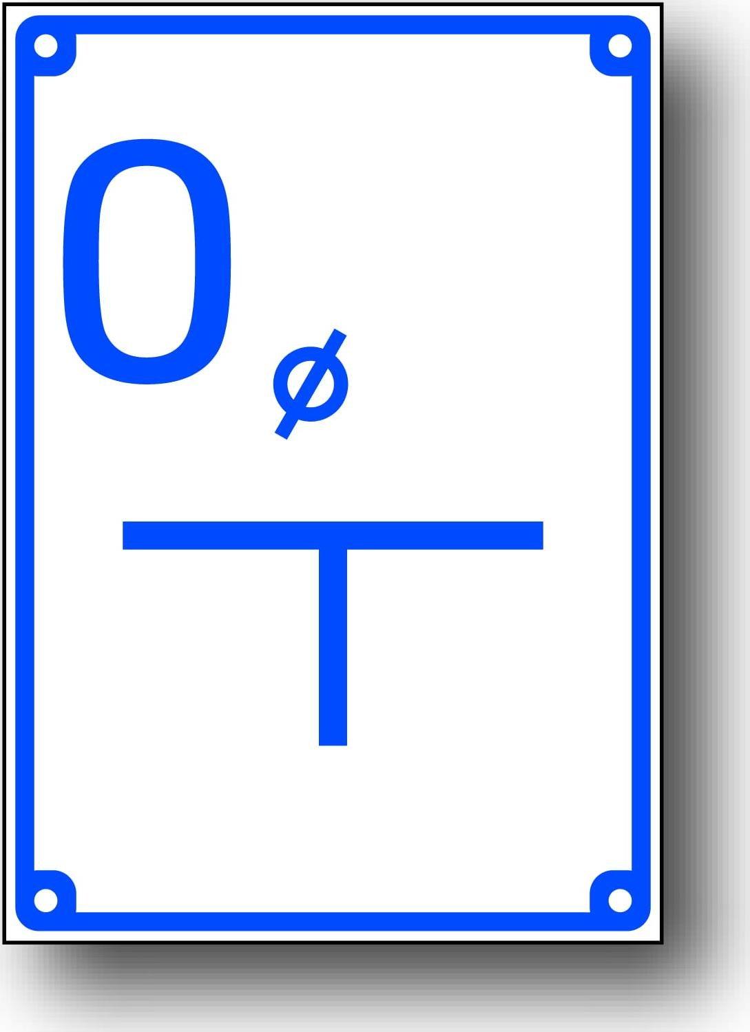 Mój dom Todw-5 Znak O Tabliczka Orientacyjna Odpowietrznik