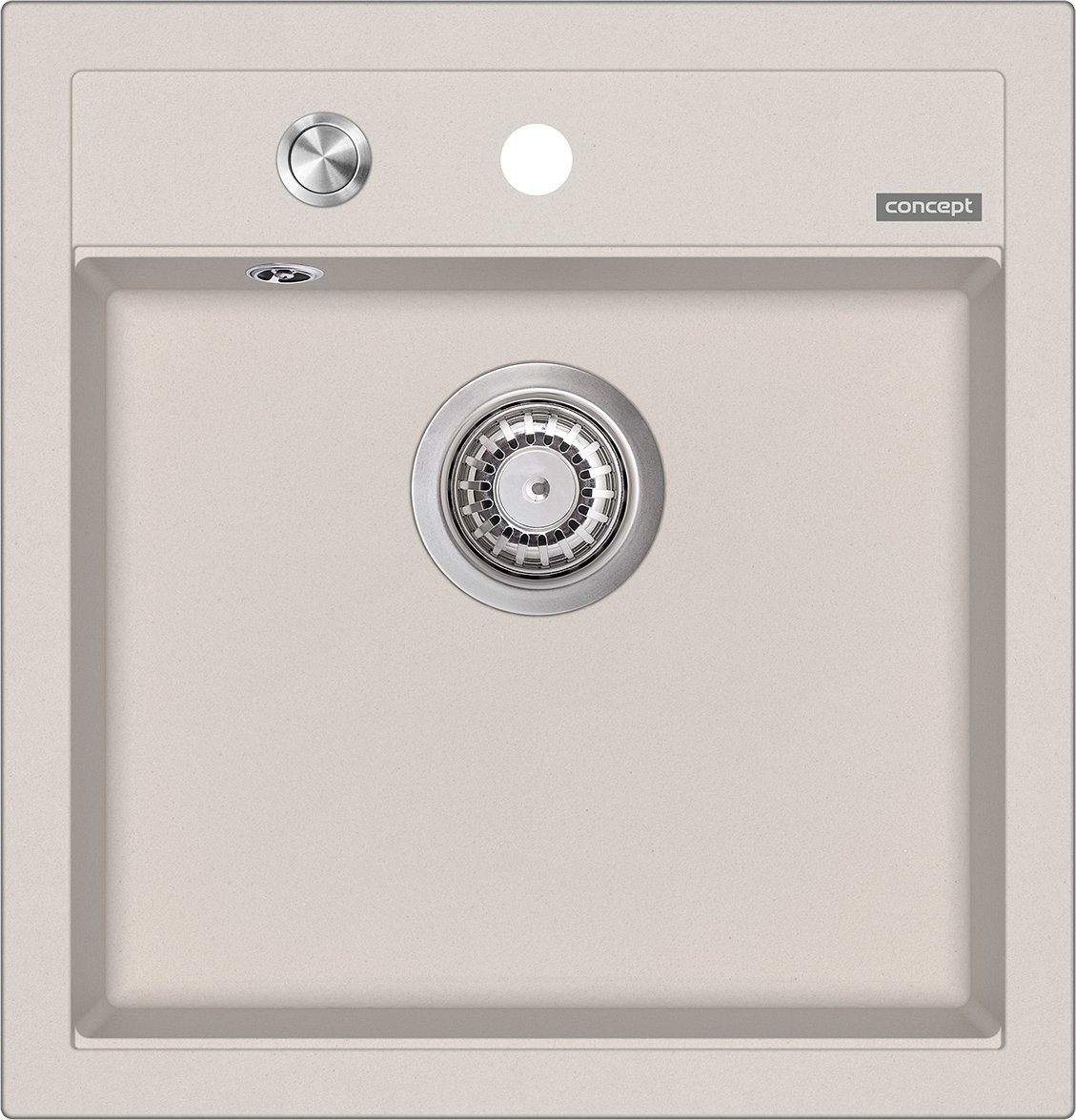 Zlewozmywak Concept DG00C50be kuchenny granitowy bez ociekacza BEŻOWY