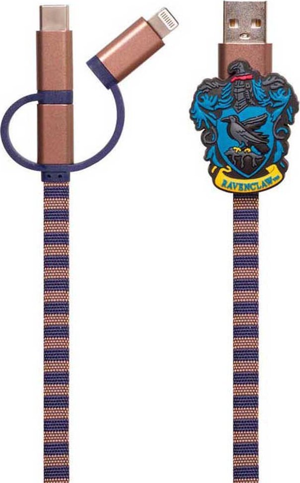 Kabel USB ThumbsUp! USB-A - USB-C + microUSB + Lightning 1 m Brązowy (1002653)