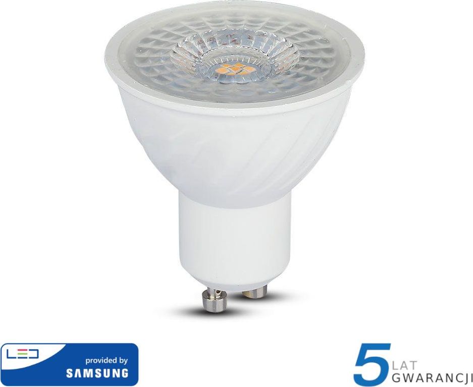 V-TAC Żarówka LED VT-247 SAMSUNG CHIP 6,5W GU10 6400K 480lm A+ 110st. 194