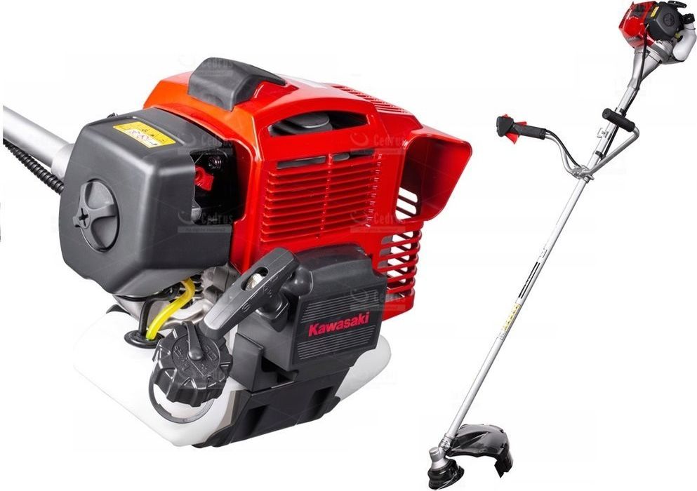 Cedrus KAWASAKI CEDRUS KW53 PROFI KOSA SPALINOWA DO TRAWY PROFESJONALNA WYKASZARKA PODKASZARKA PODCINARKA 2,7 KM KAWASAKI TJ53E PREMIUM + tarcza tnąca