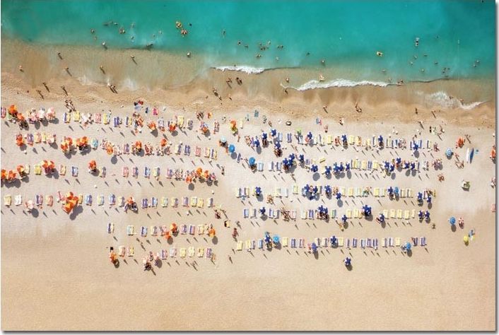 Witek Home Obraz szklany 120x80 Plaża