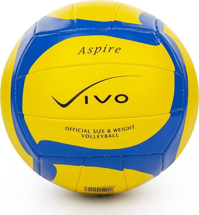 Vivo Piłka siatkowa Vivo Aspire żółto-niebieska Uniwersalny