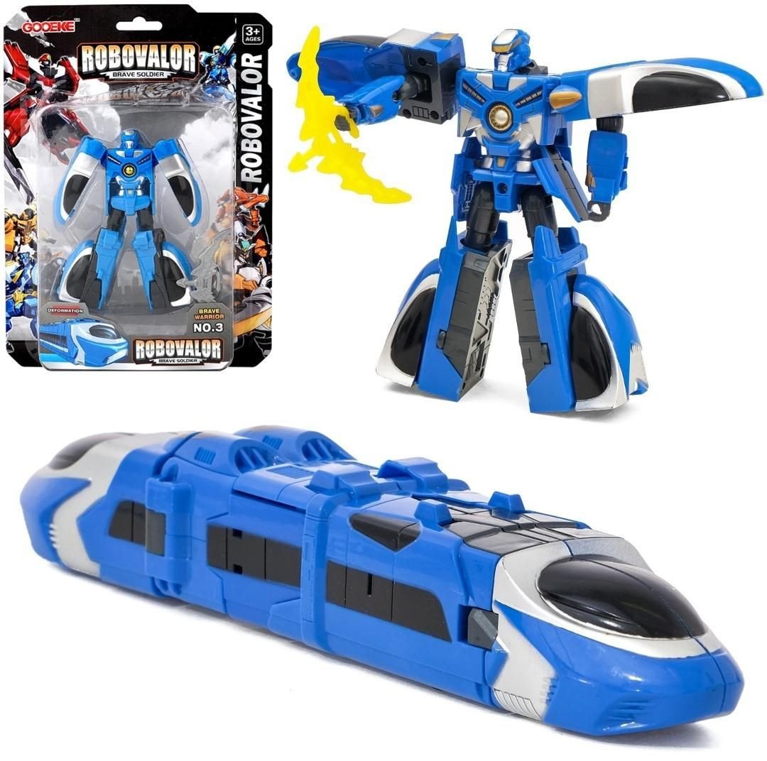 Robot wojownik pociąg