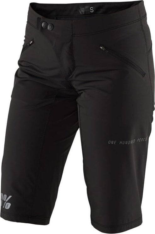 100% Szorty damskie 100% RIDECAMP Womens Shorts black roz. M (NEW 2021)