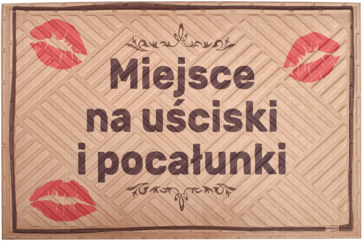 Wycieraczka materiałowa Buziaki 40x60 cm