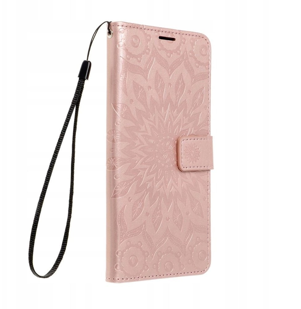 Kabura MEZZO Book do XIAOMI Redmi Note 14 5G mandala złoty róż