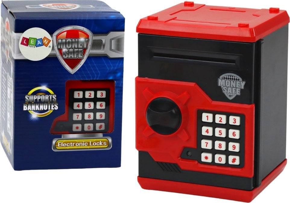 Skarbonka Sejf Elektroniczny Na Banknoty Monety Nauka Oszczędzania LEAN Toys