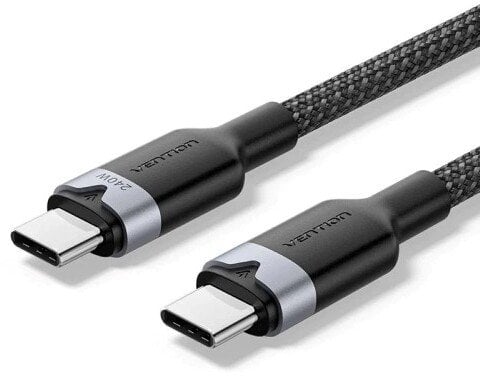 Kabel USB Vention Kabel USB-C do USB-C 2.0 PD 3.1 5A 240W 2m czarny