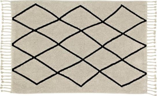 Lorena Canals Dywan dziecięcy BEREBER BEIGE 140x200 beżowy we wzory geometryczne LORENA CANALS