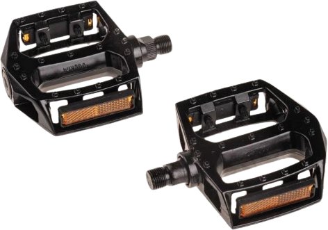 Pedały BMX FP-965 aluminiowa platforma, łożyska kulkowe, 9/16