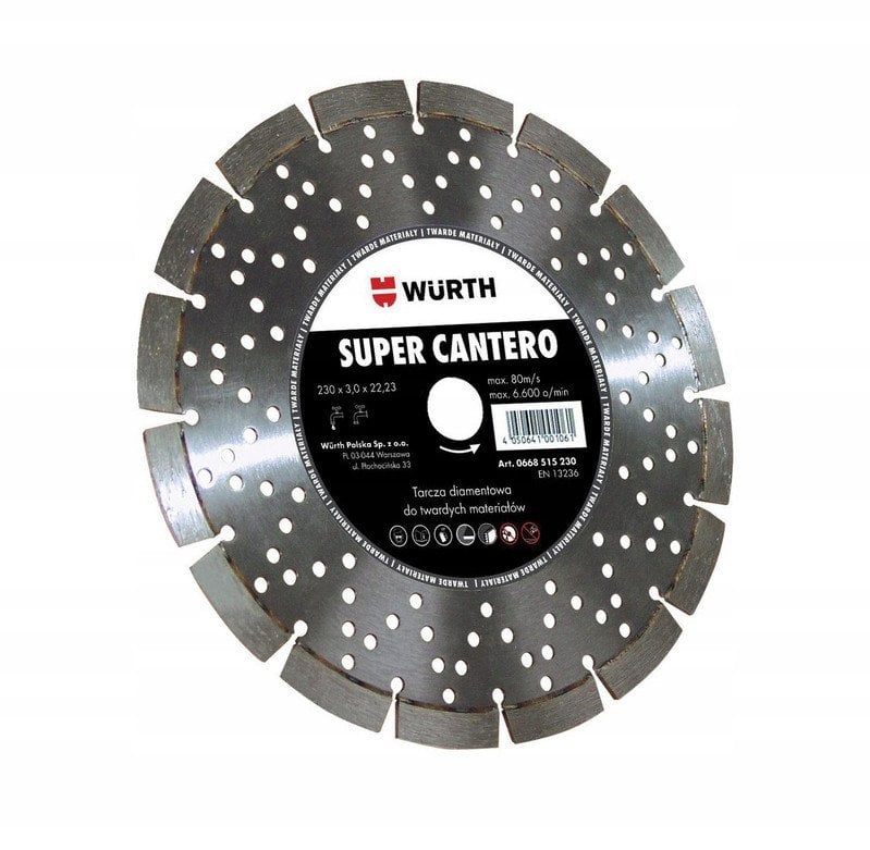 TARCZA DIAMENTOWA SUPER CANTERO 230MM