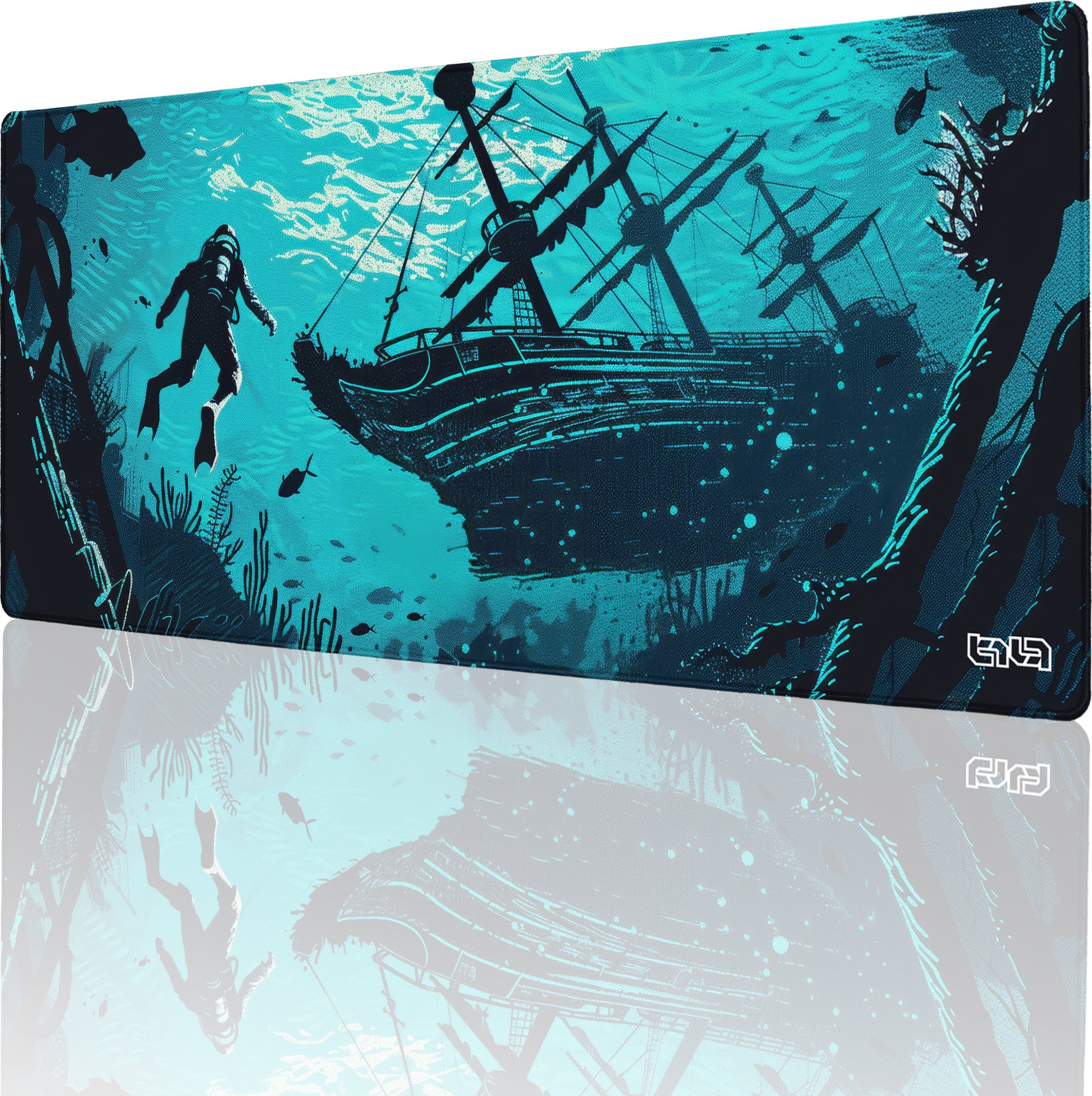 Podkładka Tilt DUŻA PODKŁADKA POD MYSZKĘ Zatopiona Perła 90x40 TILT Gamingowa Wodoodporna