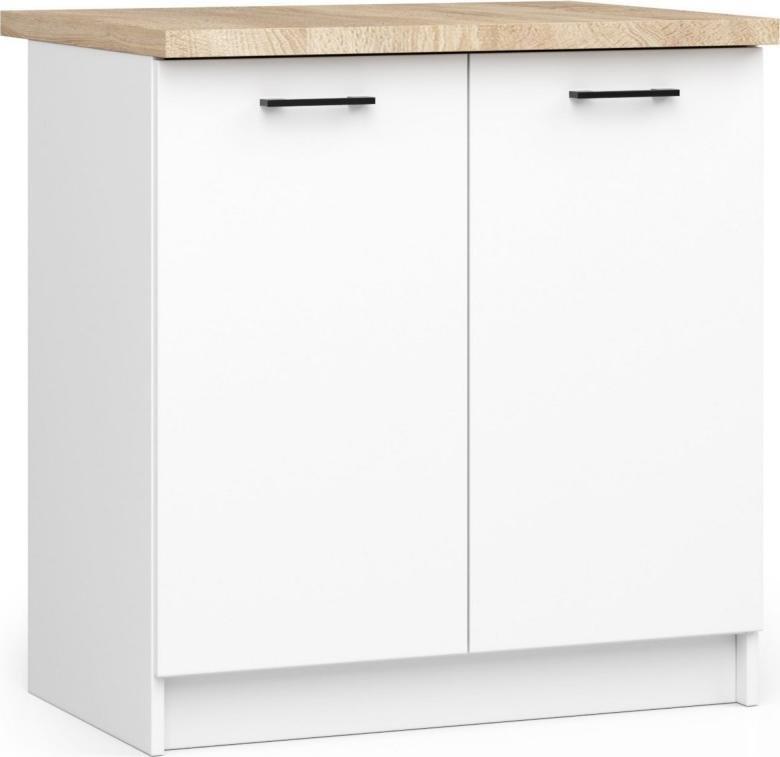 Fabryka Mebli Akord Szafka kuchenna Oliwia S 80cm 2D biała