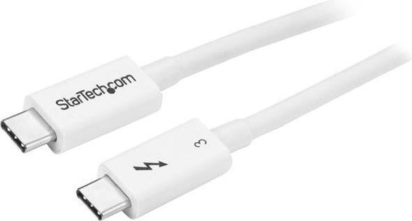 Kabel USB StarTech USB-C - USB-C 0.5 m Biały (TBLT34MM50CW)