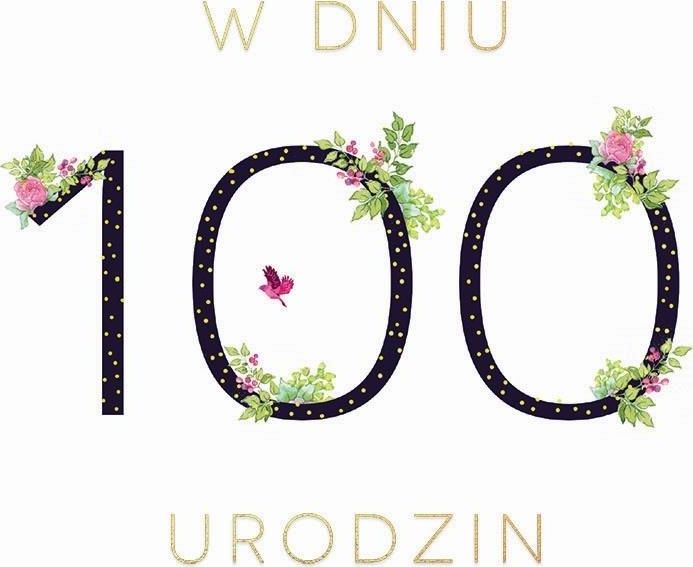 Clear Creation Karnet Swarovski kwadrat CL18100_PO Urodziny 100