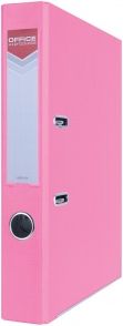 Segregator Office Products Officer dźwigniowy A4 55mm różowy (PBSX0814)