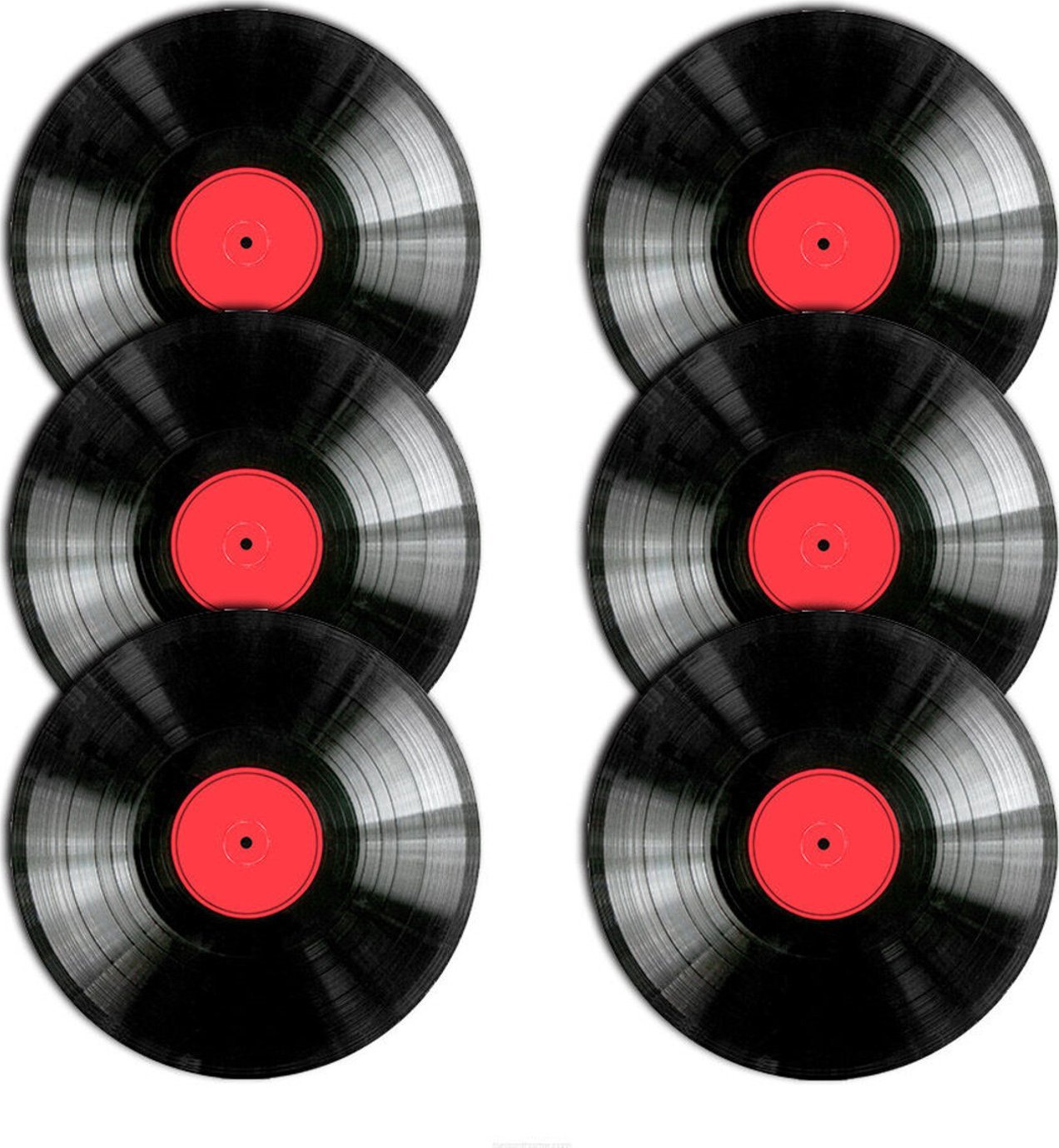 Bertoni Zestaw podkładek na stół okrągłych 6D - VINYL