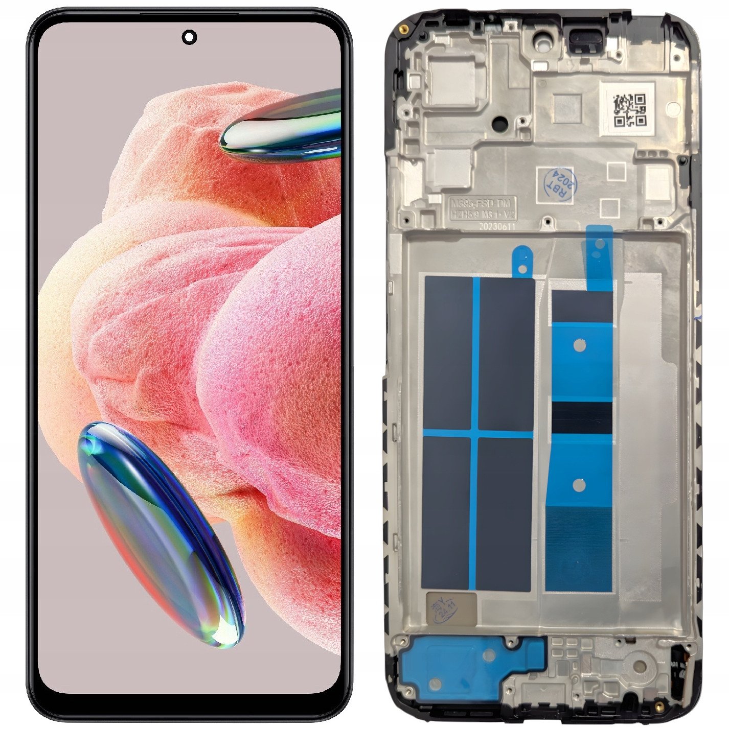 WYŚWIETLACZ LCD DO XIAOMI REDMI NOTE 12 4G OLED RAMKA 23027RAD4I 23028RA60L