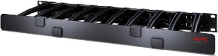 APC APC AR8612, Panel zarządzania kablami, Czarny, 1U