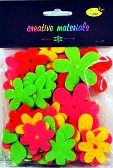 Teka Kwiatki żółto-pomarańczowe 60szt