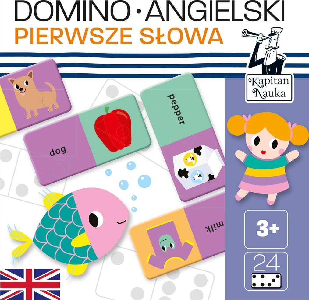 Edgard Kapitan Nauka. Domino. Angielski. Pierwsze słowa