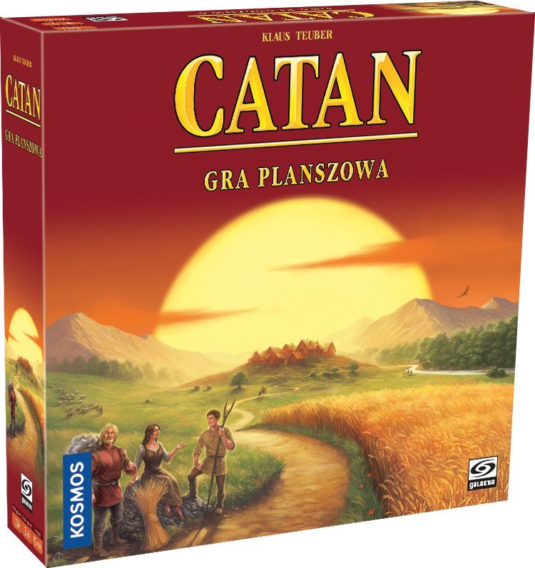 Galakta Gra planszowa Catan (Edycja Eko + plastikowe figurki)